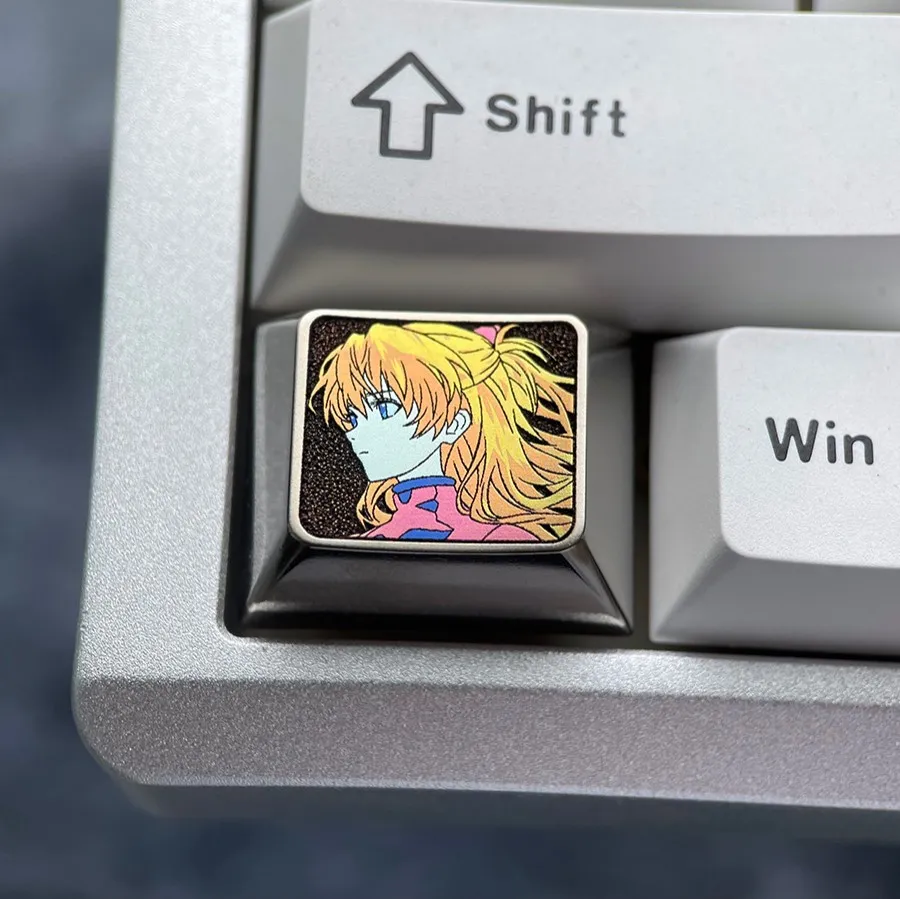 asuka-langley-soryu-silver-controlkey-keycap-cover