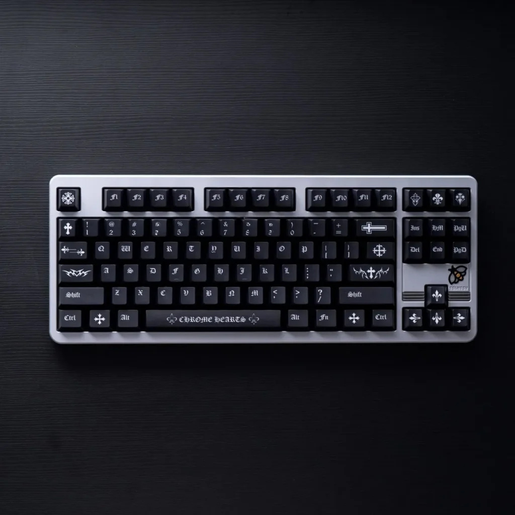 black-chrome-hearts-cherry-keycap-set-cover