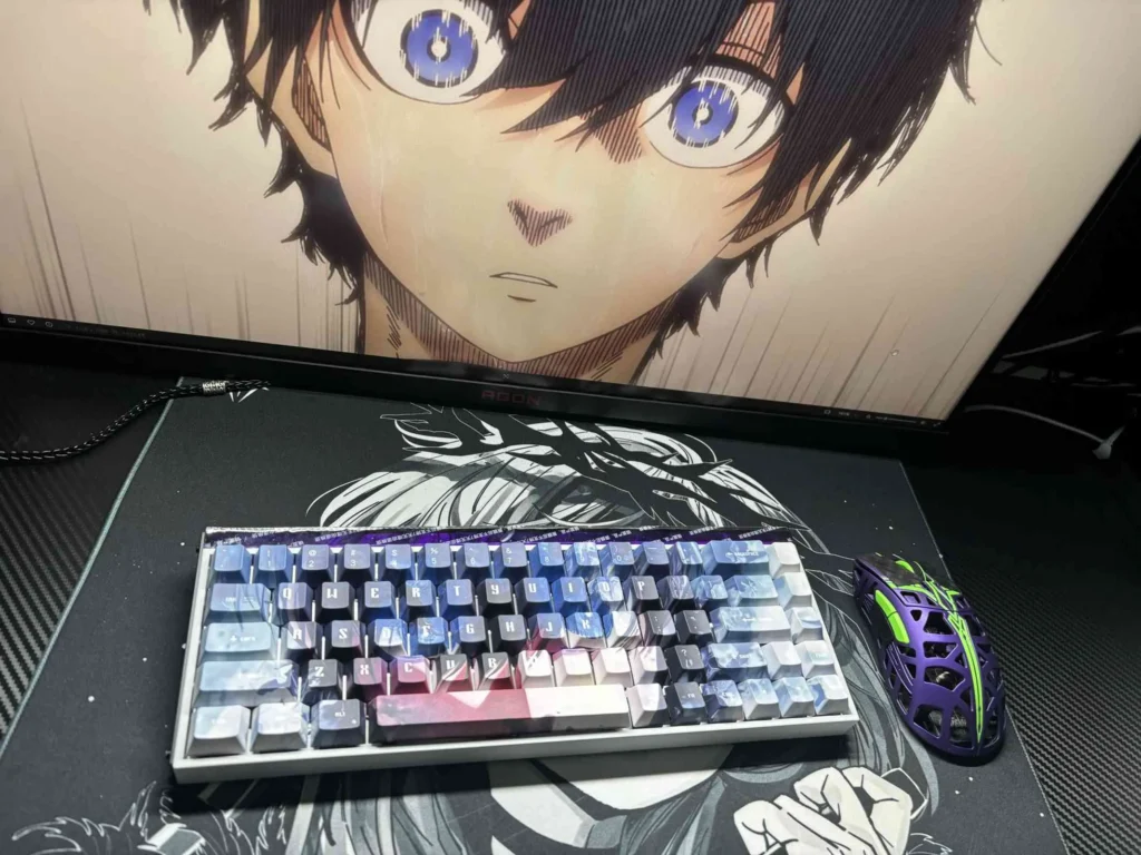 bluelock-stylish-yoichi-isagi-cherry-keycapset-front