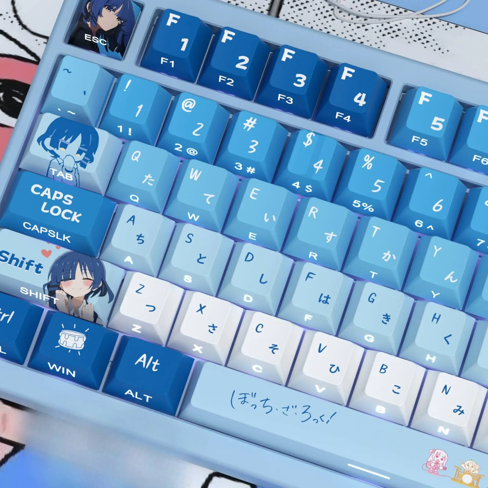 bocchitherock-ryo-yamada-cherry-keycap-set-left