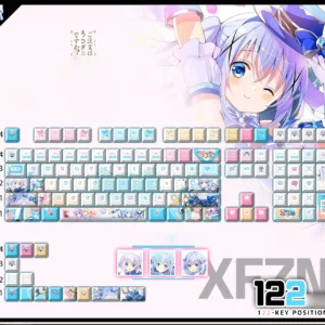chino-kafuu2-cherry-keycapset-mechanical-keyboard-cover
