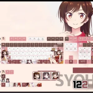 chizuru-mizuhara-cherry-keycapset-mechanical-keyboard-cover