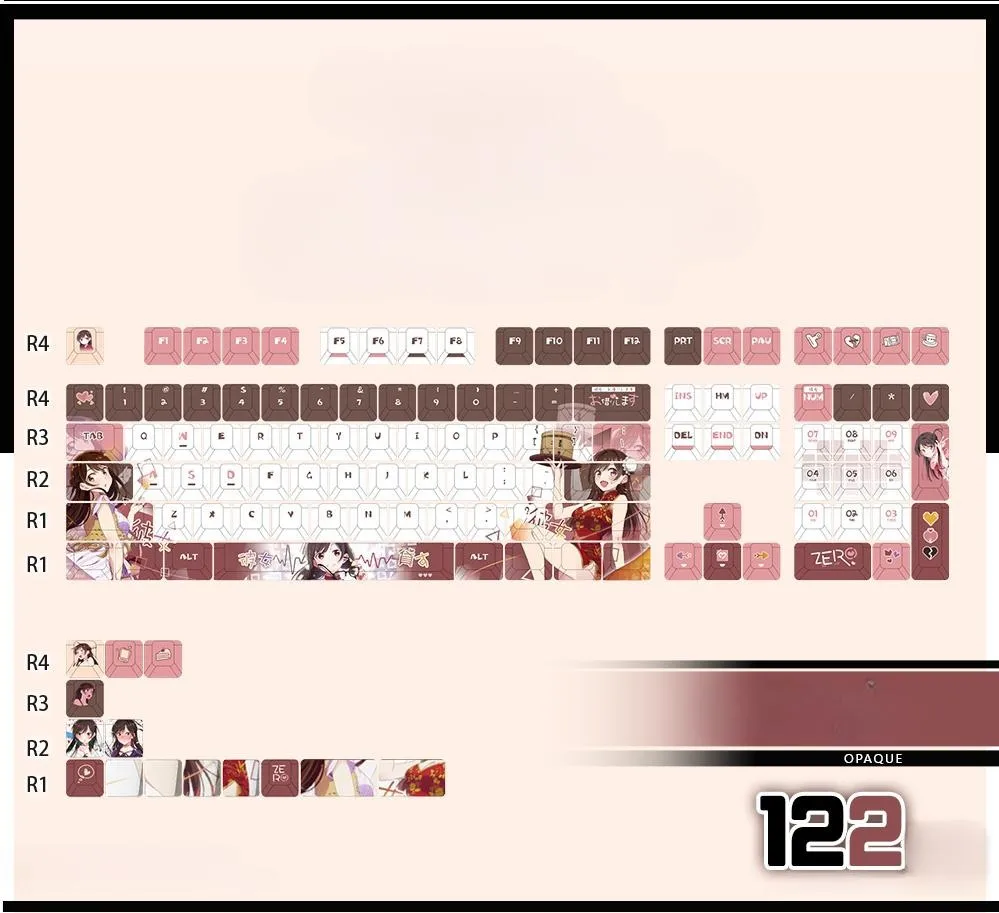 chizuru-mizuhara-cherry-keycapset-mechanical-keyboard-opaque
