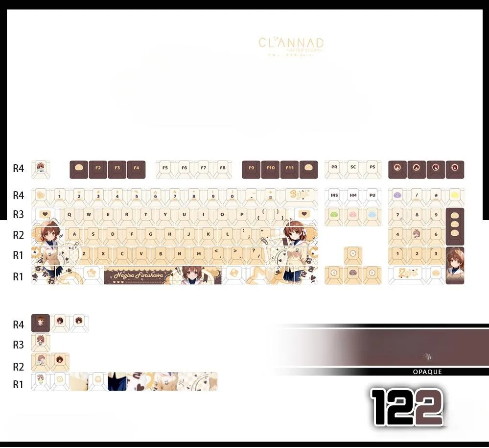 clannad-nagisafurukawa-cherry-keycapset-mechanical-keyboard-opaque