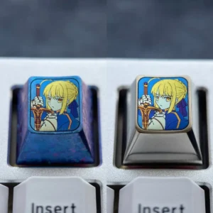 fatestay-night-saber-with-sword-keycaps-cover