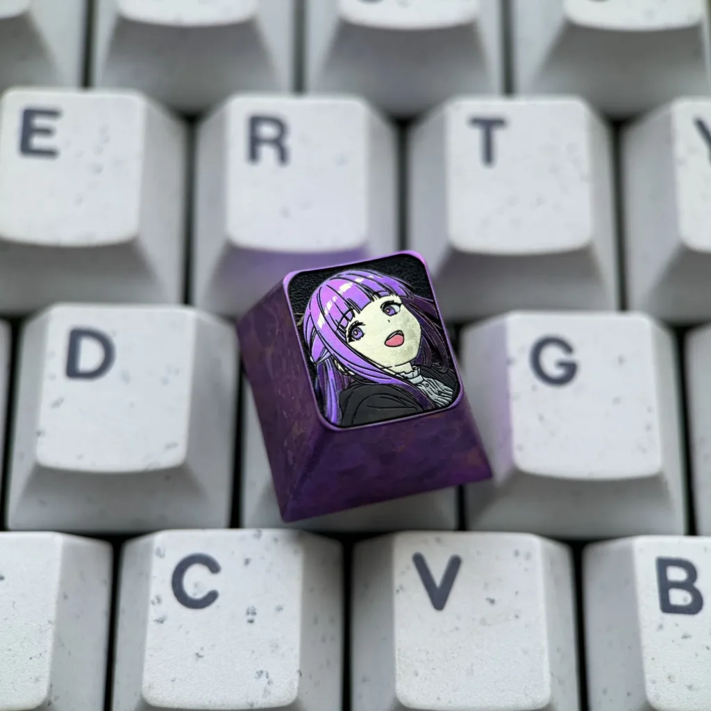 fern-purple-ice-crystal-keycap-front