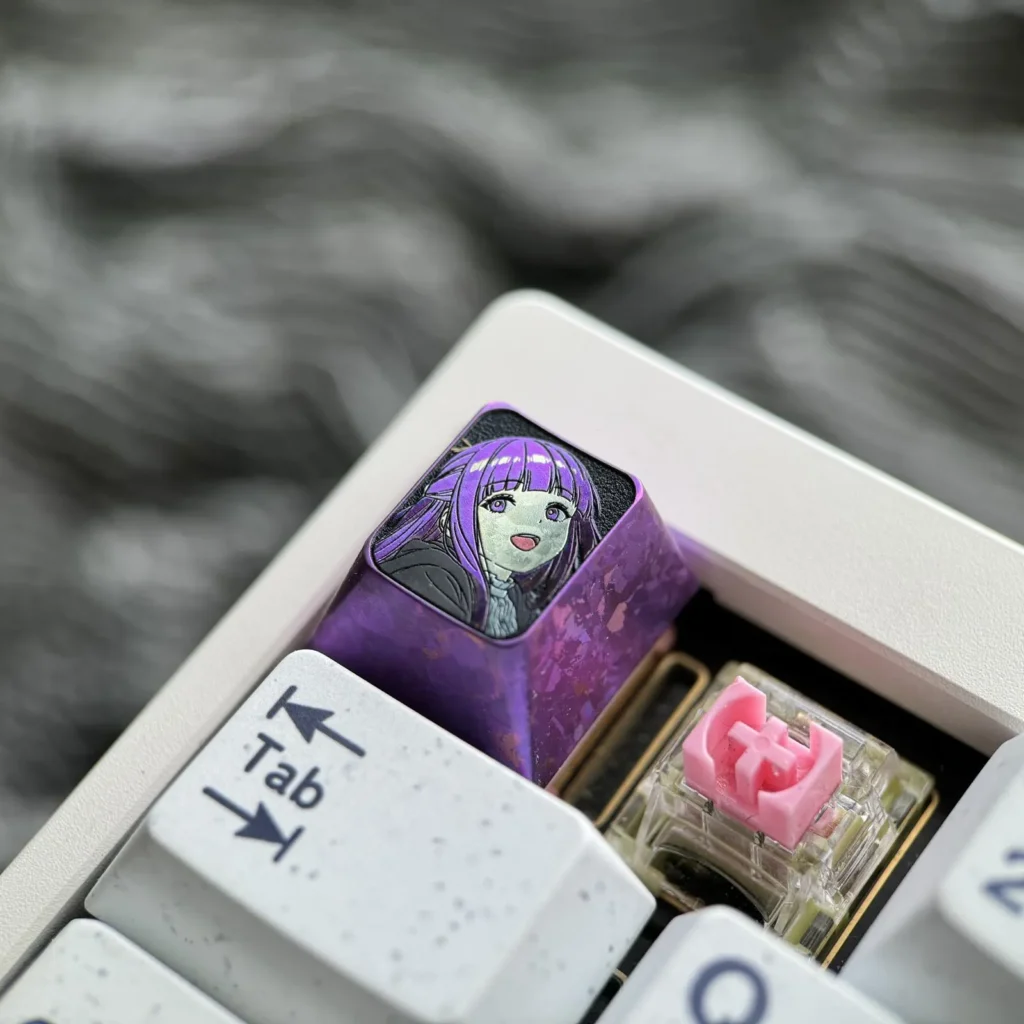 fern-purple-ice-crystal-keycap-side2