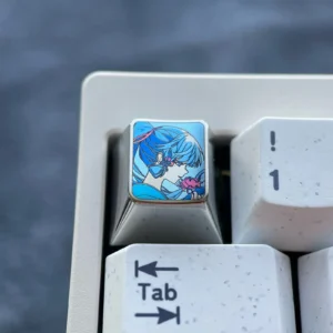 genshinimpact-kamisato-ayaka-flower-series-keycap-cover