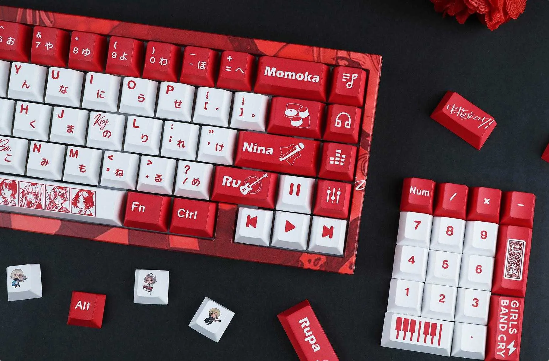 girlsbandcry-character-keycap-set-mechanical-keyboard-right