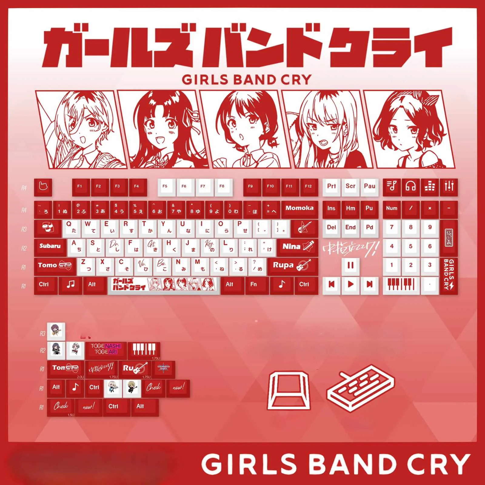 girlsbandcry-character-keycap-set-mechanical-keyboard-upfront3