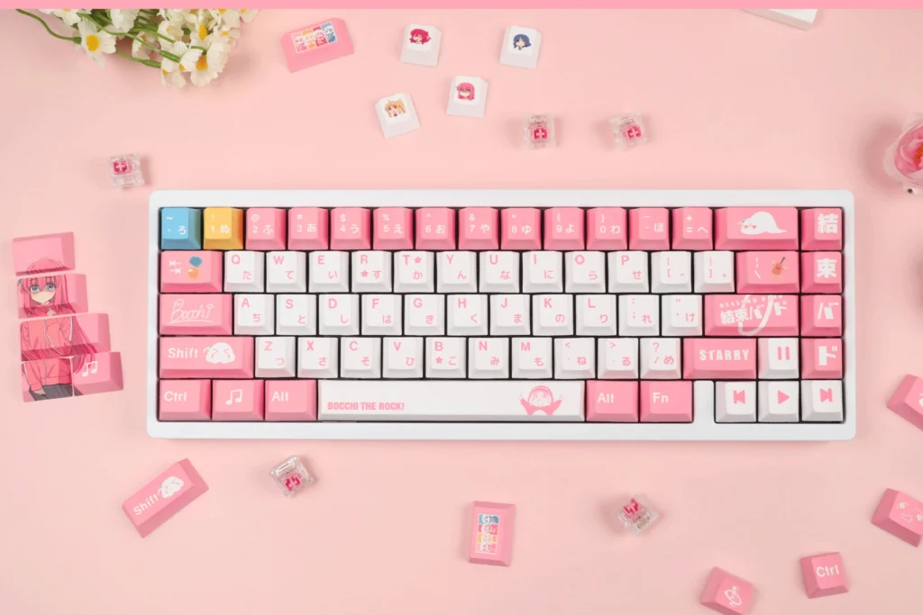 hitorigotoh-cherry-keycap-set-mechanical-keyboard-cover