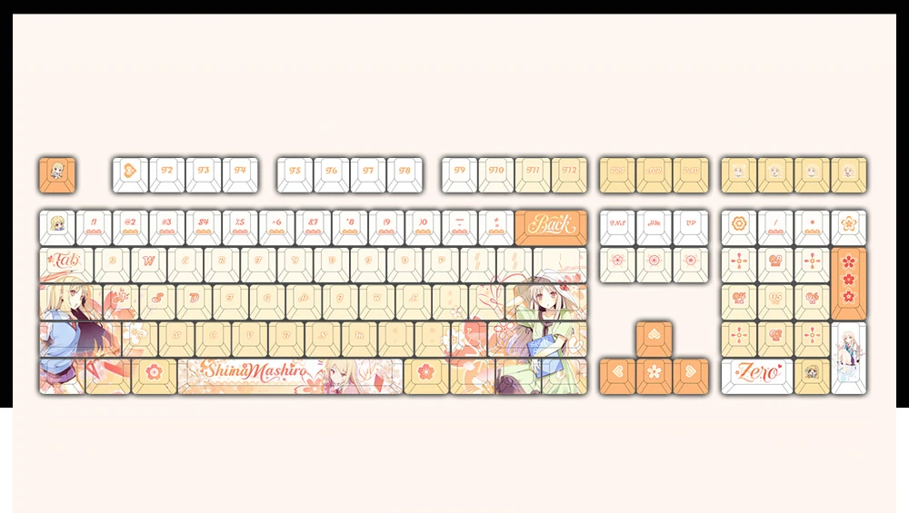mashiro-shiina-cherry-keycapset-mechanical-keyboard-details