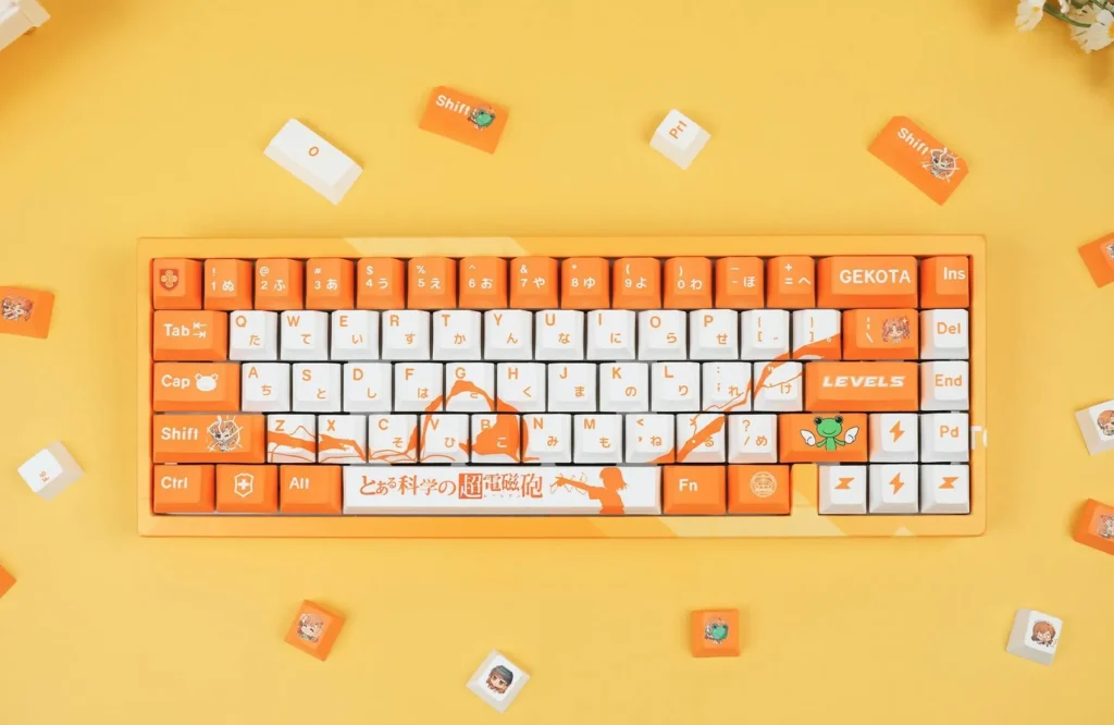 mikoto-misaka-keycap-set-mechanical-keyboard-cover