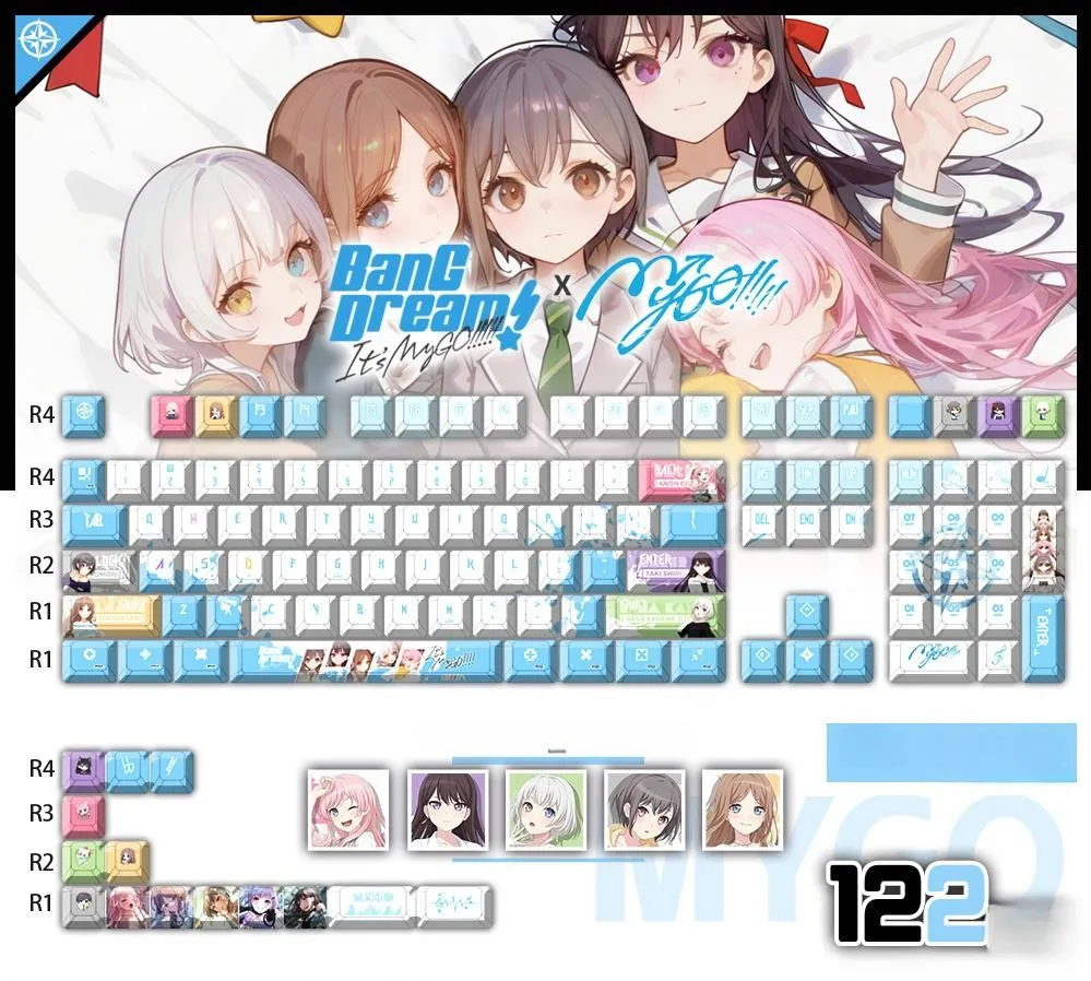 mygo-band-cherry-keycapset-mechanical-keyboard-cover