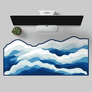 ocean-wave-shaped-desk-mat-cover