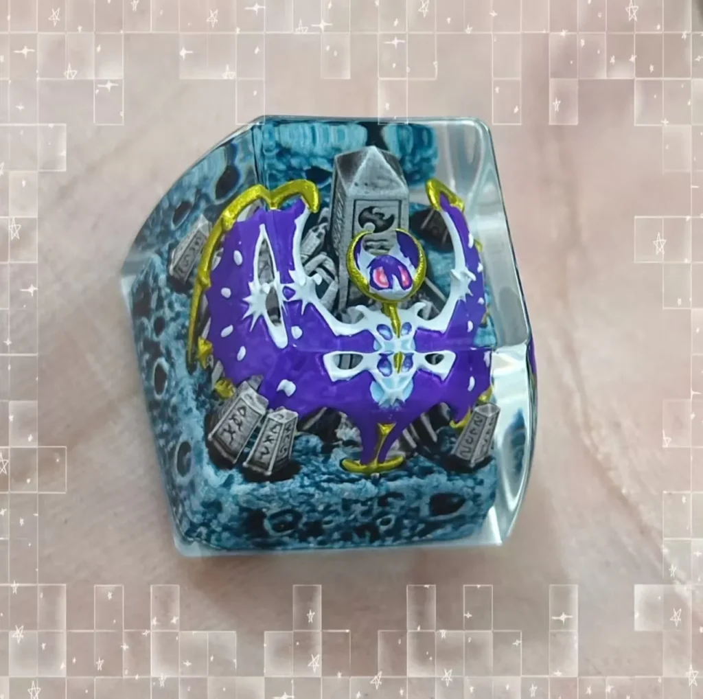 pokemon-lunala-transparent-keycap-cover