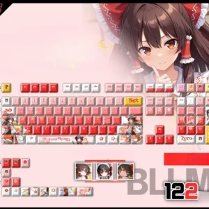 reimu-hakurei-cherry-keycapset-mechanical-keyboard-cover