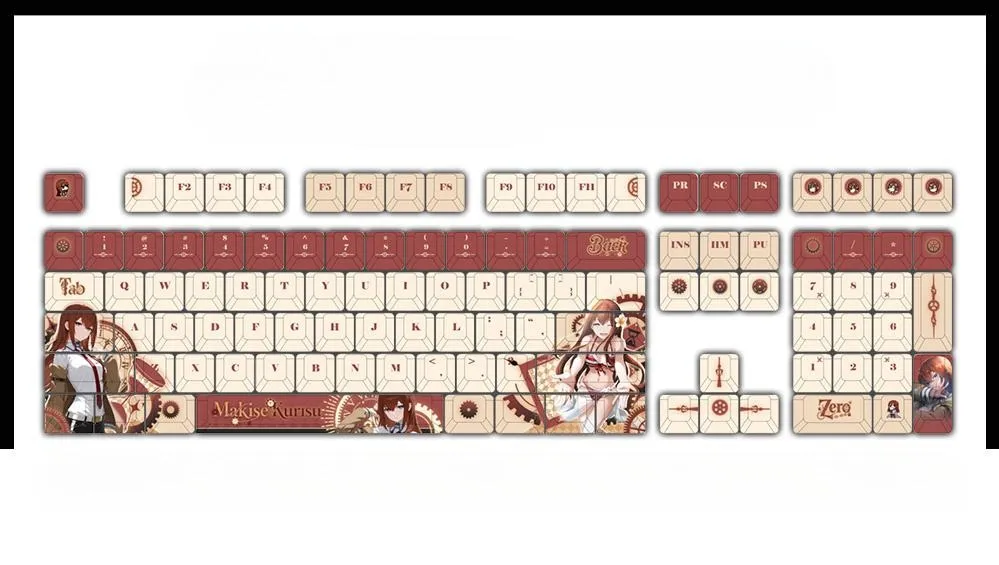 steinsgate-kurisumakise-cherry-keycapset-mechanical-keyboard-upfront