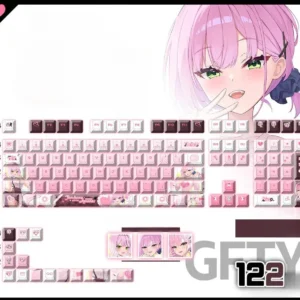 tanikaze-amane-cherry-keycapset-mechanical-keyboard-cover