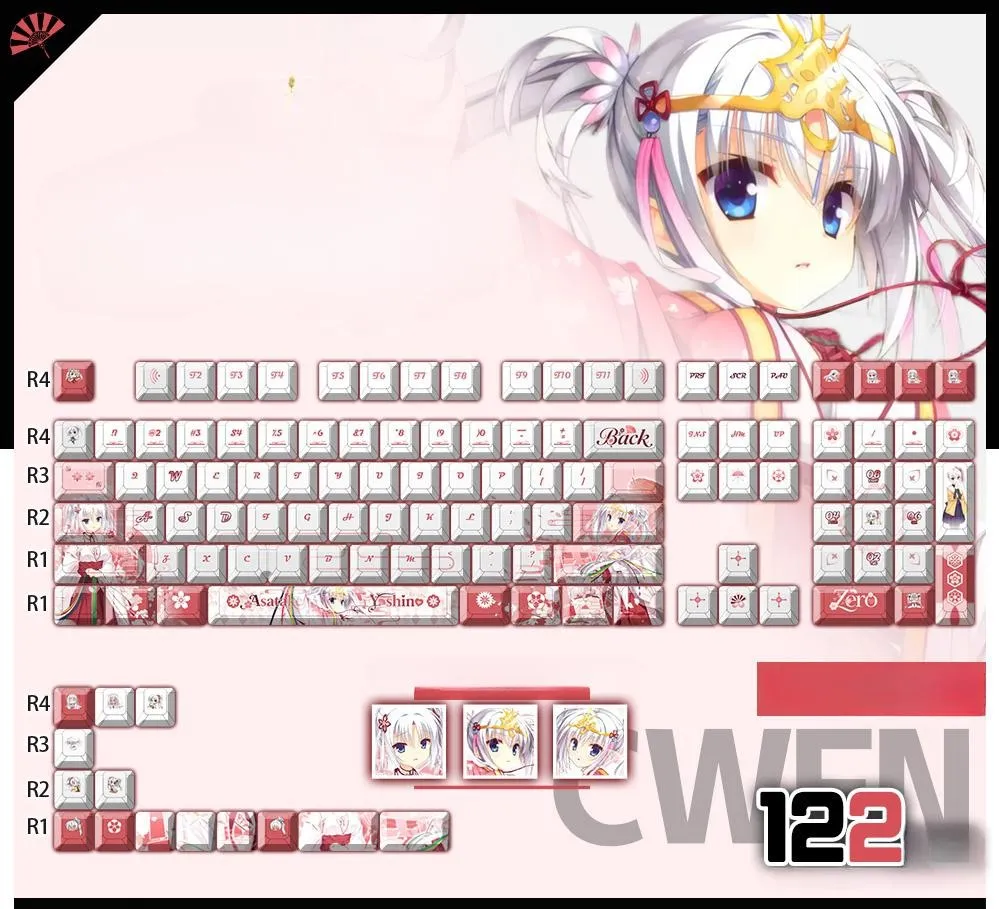 tomotake-yoshino-cherry-keycapset-mechanical-keyboard-cover