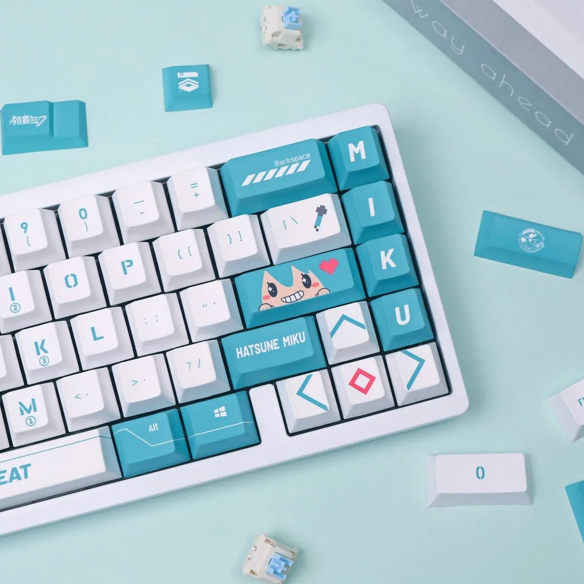 vocaloid-hatsunemiku-cherry-keycapset-mechanical-keyboard-right