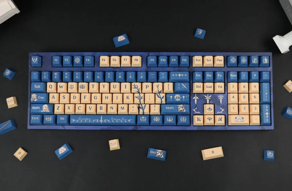 wutheringwaves-cartethyia-keycap-set-mechanical-keyboard-cover