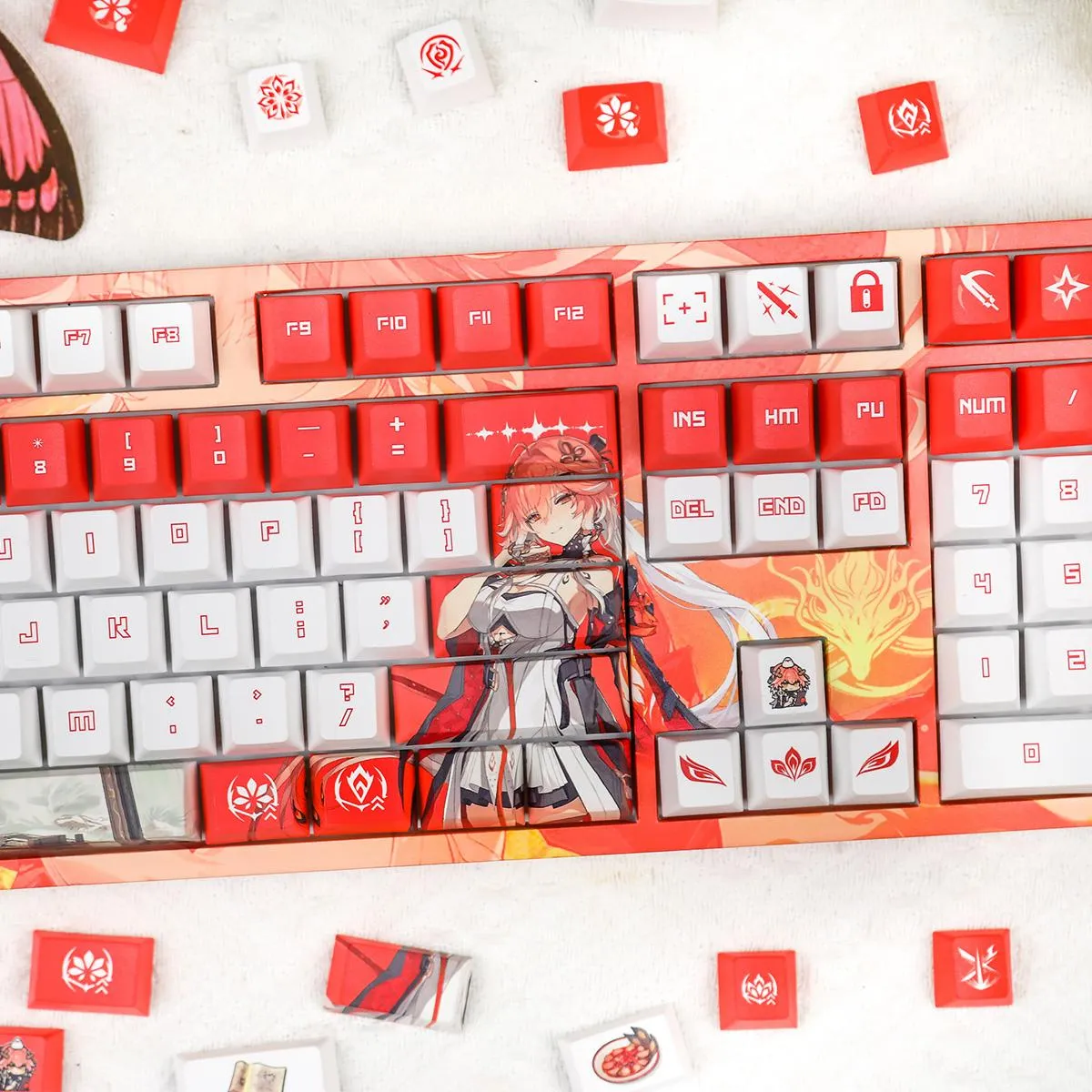 wutheringwaves-changli-keycap-set-mechanical-keyboard-front