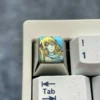 A sleek Aiz Wallenstein Keycap in vibrant anodized, showcasing its unique A-style design and premium metallic finish.