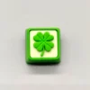 Handcrafted resin leaf artisan keycap featuring delicate green leaves for mechanical keyboards, evoking serene nature.