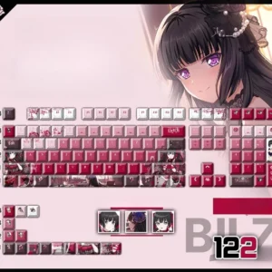 bangdream-shirokanerinko-cherry-keycapset-mechanical-keyboard-cover