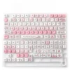 A full view of the adorable Bear Circus Keycaps set, showcasing multiple whimsical MOA PBT dye-sub keycaps with playful bear designs for mechanical keyboard.