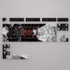 Berserk Keycaps Set: iconic side-engraved, shine-through legends bathed in dark fantasy glow. Premium anime-themed mechanical keyboard caps.