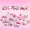 Gallery of durable PBT cat themed keycaps, highlighting vibrant dye-sub legends, soft pastel hues, and whimsical paw prints from various playful setup.