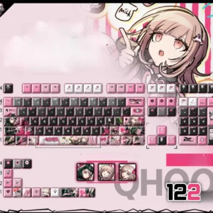 chiaki-nanami-cherry-keycapset-mechanical-keyboard-cover