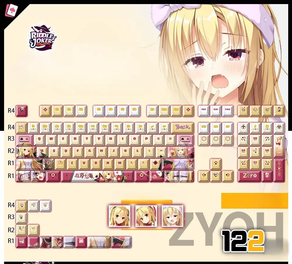 chic-nanamiarihara-cherry-keycapset-mechanical-keyboard-cover