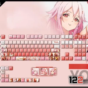 guiltycrown-inoriyuzuriha-cherry-keycapset-mechanical-keyboard-cover