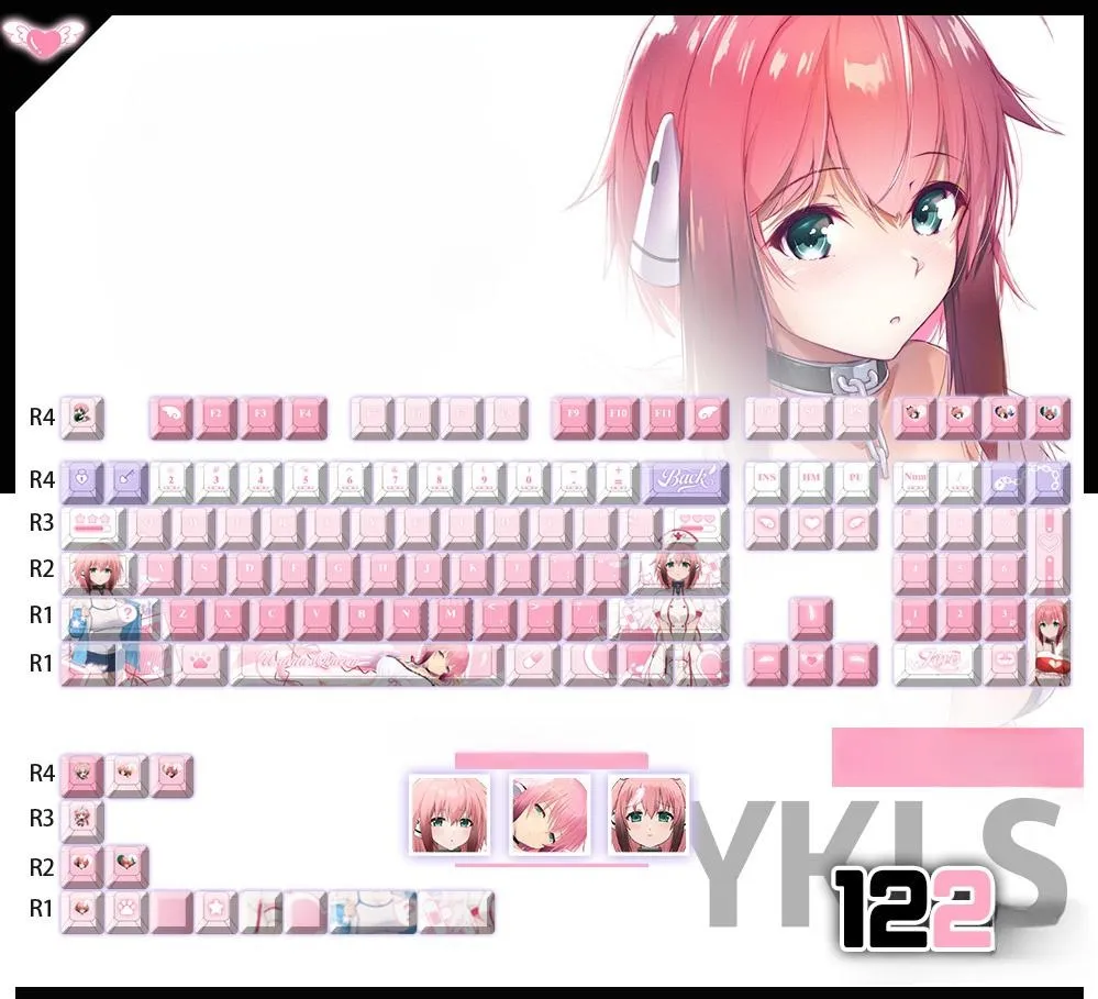 heavenlostproperty-ikaros-cherry-keycapset-mechanical-keyboard-cover