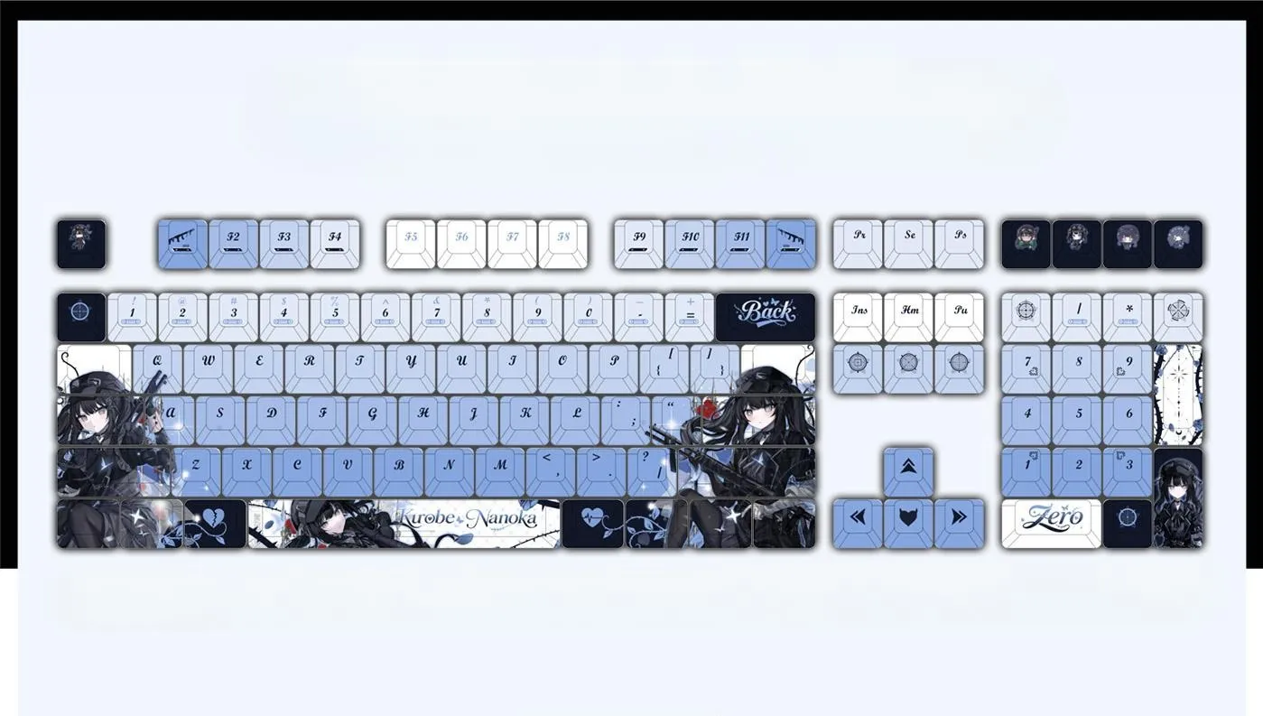 kurobe-nanoka-cherry-keycapset-mechanical-keyboard-upfront