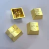 Elevate your keyboard with this luxury laser engraved gold ESC keycap, showcasing its heavy, premium feel and intricate design detail.