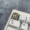 Gallery of the premium chocolate-colored Sengoku Nadeko art keycap, showcasing its unique OEM profile and intricate design from multiple choices.