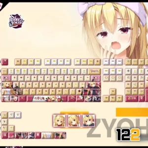 nanami-arihara-cherry-keycapset-mechanical-keyboard-cover