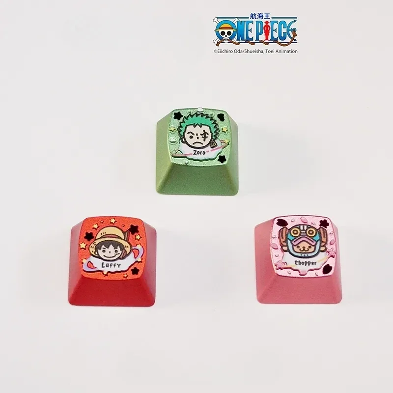 One Piece Characters artisan keycap, featuring the adorable hero ready for your mechanical keyboard.