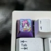 Exclusive Rias Gremory Titanium Artisan Keycap. Vibrant sculpted anime design with a captivating purple ice crystal finish, an ultimate collectors.