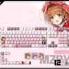 sakura-kinomoto-cherry-keycapset-mechanical-keyboard-cover