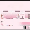 sakura-kinomoto-cherry-keycapset-mechanical-keyboard-opaque