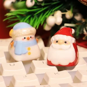 santa-claus-snowman-keycaps-cover