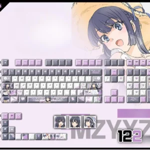 shoko-makinohara-cherry-keycapset-mechanical-keyboard-cover