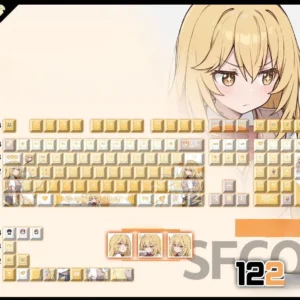 shokuhou-misaki-cherry-keycapset-mechanical-keyboard-cover