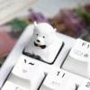 Gallery view of the charming handcrafted Spy Family Bond Forger resin keycap for mechanical keyboards, showcasing its adorable details from multiple choices.