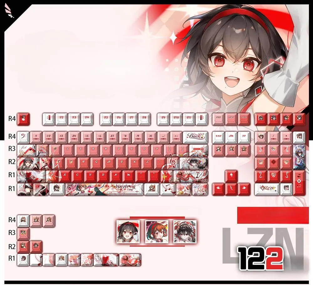 vocaloid-yuezhengling-cherry-keycapset-mechanical-keyboard-cover